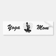 Yoga-Mamma-Autoaufkleber