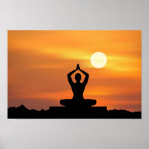 Yoga - Meditation Posterdruck