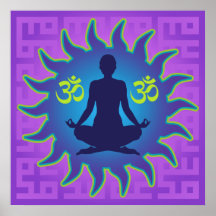Yoga-Om Plakatdruck