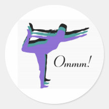 Yoga "Ommm" Aufkleber