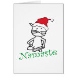Yoga-Sankt-Katzen-Geschenke Karte