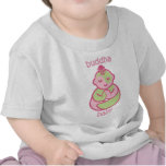 Yoga spricht Baby: Rosa Buddha-Baby T-shirts