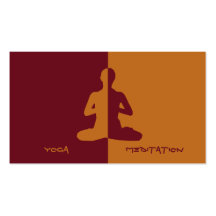 Yoga u. Meditation Visitenkarten Vorlagen