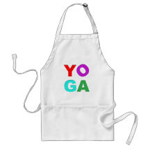 Yogabuchstaben Schürzen