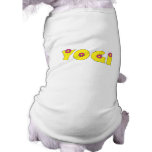 Yogi in Flores-Gelb Hund T Shirts