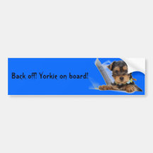 Yorkie Autoaufkleber