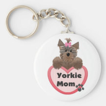Yorkie Mamma Schlüsselbänder