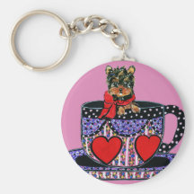Yorkie Poo Schlüsselbänder