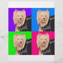 Yorkie Yorkshire Terrier Collage Flyer