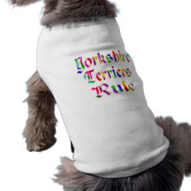 Yorkshire-Terrier-Regel Hundetshirts