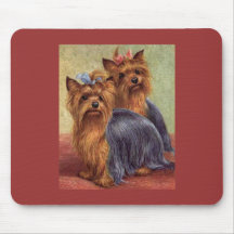 Yorkshire-Terrier Vintages Mousepad