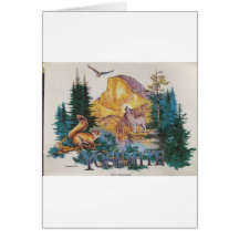 Yosemite-wild lebende Tiere Serenade Karte