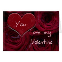 You are my Valentine Karte