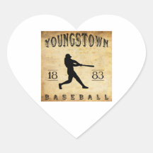 Youngstown Ohio Baseball 1883 Aufkleber