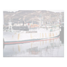 Yugfa, Adak Piratenschiff mit Ratten Personalisierte Ankündigungskarte