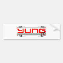 Yung COLUMBIUM Fernsehen (Autoaufkleber des Logo-1