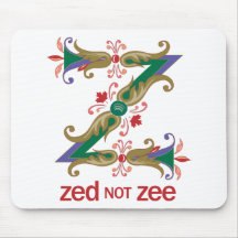 Z - Zed nicht zee Mousepad