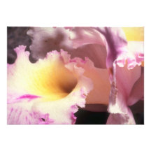 Zacken Sie a-Touch der violetten Blumen aus Personalisierte Einladung