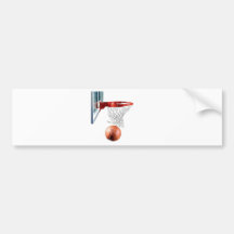 Zählender Maschinen-Basketball Auto Aufkleber