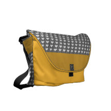Zahn-und Senf-Entwurfs-Rickshaw-Bote-Tasche Kurier Tasche