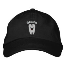 Zahnarzt gestickter Hut Besticktes Cap
