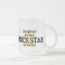 Zahnarzt-Rockstar bis zum Nacht Teetasse