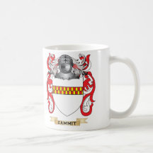 Zammit Familienwappen (Wappen) Kaffee Tasse