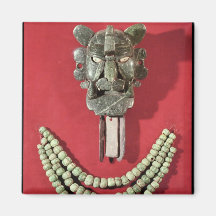 Zapotec Brust die Form der Maskendarstellung Magnete