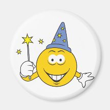 Zauberer-Smiley Magnete