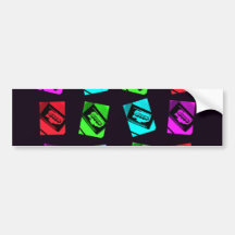 Zazzle Collage-ICh Autosticker