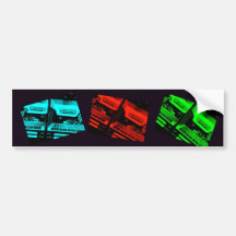 Zazzle Collage-II Autosticker