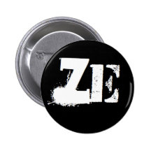 "Ze" ist mein Pronomen Anstecknadelbutton