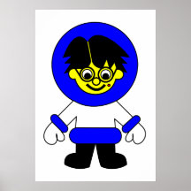 Zebastian als Eskimo ein Inuit Poster