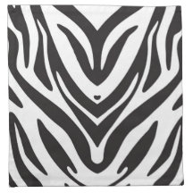 Zebra-Druck-Cocktail-Servietten