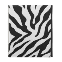 Zebra-Druck iPad Folio-Kasten