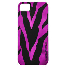 Zebra-Druck lila Iphone 5 Kasten Etui Fürs iPhone 5