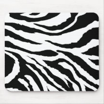 Zebra-Druck-Mausunterlage Mousepad