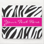 Zebra-Druck-Mausunterlage Mousepad
