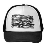 Zebra-Druck-Muster - Schwarzweiss Baseballkappen