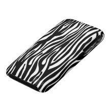 Zebra-Druck-Muster - Schwarzweiss iPhone 3 Hüllen