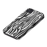 Zebra-Druck-Muster - Schwarzweiss iPhone 4 Cover