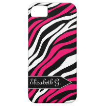 Zebra-Druck-pinkfarbener Mischung iPhone 5 Kasten Schutzhülle Fürs iPhone 5