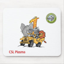 Zebra-Freunde Mousepad