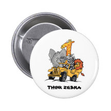 Zebra-FreundePin Anstecknadelbutton
