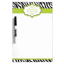 Zebra-grünes Band Whiteboard
