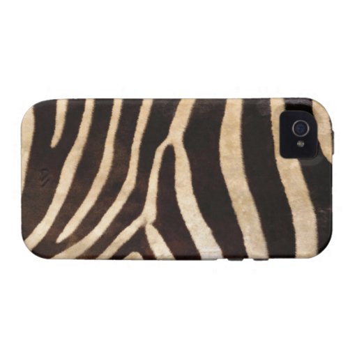 Zebra-Körper-Pelz-Haut-Kasten-Abdeckung Vibe iPhone 4 Hülle