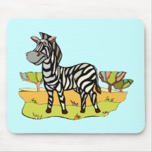 Zebra Mousepads