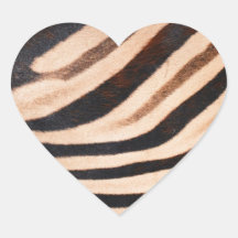 Zebra-Pelz-Aufkleber