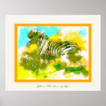 Zebra Poster
