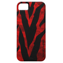 Zebra rotes Iphone 5 iPhone 5 Schutzhüllen